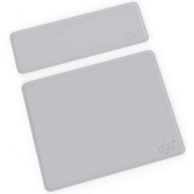 tiSsi ®Set de alfombras antideslizantes Lunar Rock gris para la torre de aprendizaje Felix