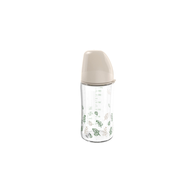 nip ® Flaska med vid hals cherry green Girl, 240 ml tillverkad av glas