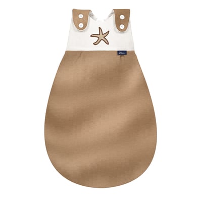 Alvi ® Baby-Mäxchen® Saco exterior Starfish taupe/white