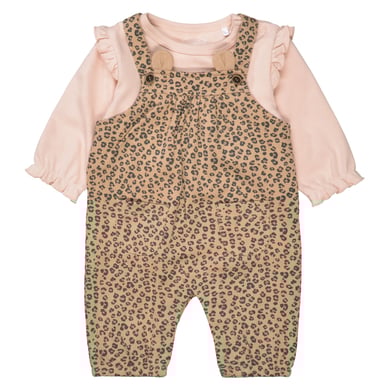 STACCATO Romper+skjorta mjuk camel mönstrad