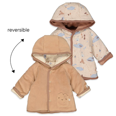 Feetje Chaqueta reversible Bear y Nice Zand