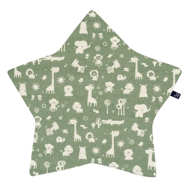 Image of Alvi ® Cuscino Star Granito Animals granito verde/bianco059