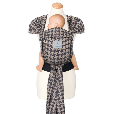 manduca Babyväska Twist Regular från bellybutton Pepita Black