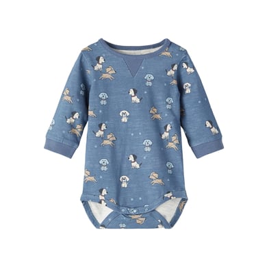 Name it Bodysuit met lange mouwen Nbmsebast China Blauw