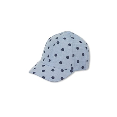 Image of Sterntaler Cappello da baseball a pois blu cielo059