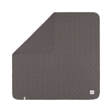 LÄSSIG Babyfilt Spots anthracite 80 x 80 cm