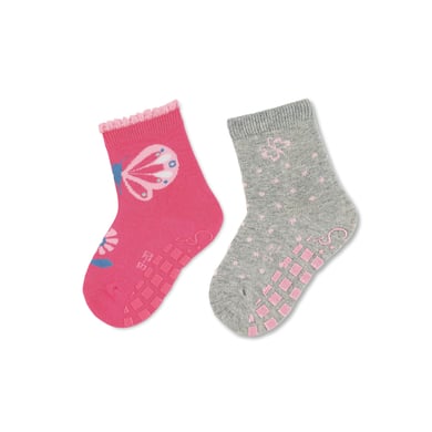 Image of Sterntaler Calzini ABS doppia confezione farfalla rosa059