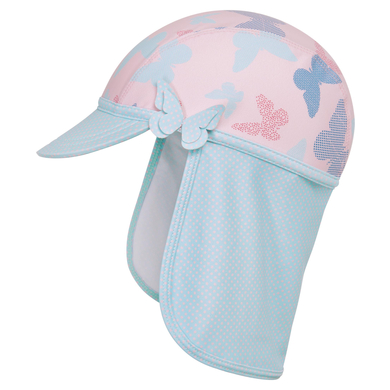 Playshoes Gorra protección UV mariposas