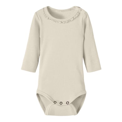 LIL ATELIER Lil'Atelier Lange Mouw Bodysuit Nbfgago Turtledove