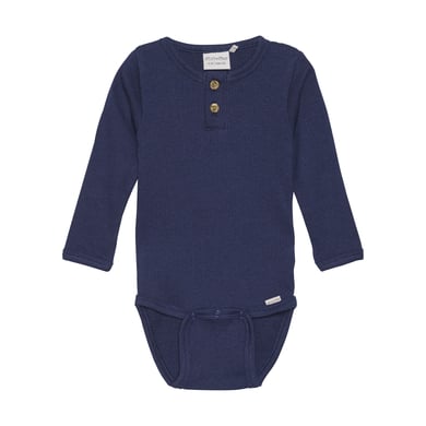 Minymo Långärmad body Dark Navy