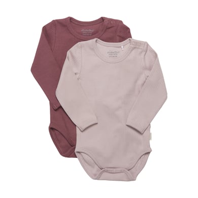Minymo Långärmad 2-paket Violet Ice