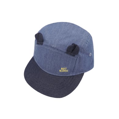 Image of Maximo Cappello "Teddy" blu stone /navy059