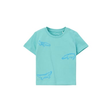 s. Olive r T-shirt Crocodile turkos