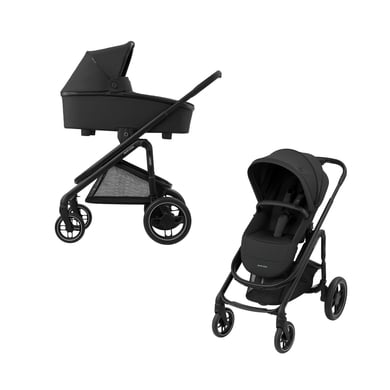 MAXI COSI Poussette duo combinée 2en1 Plaza Plus Essential Black