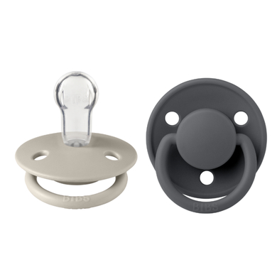 BIBS® Succhietto De Lux Sand & Iron 0-36 mesi, 2 pz.