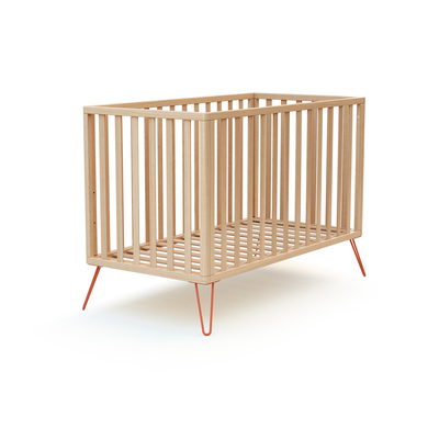 JURABABY cuna SOLO 60 x 120 cm retro haya terracota