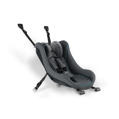 Image of Qeridoo ® Seggiolino per bambini grigio scuro per rimorchio bici Edition 2023059