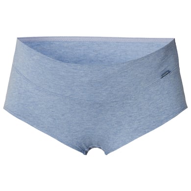 Noppies Broek Cotton Melange Light Blauw Melange
