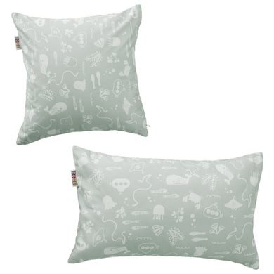 Image of howa® Set di 2 copricuscini in cotone - "seaworld"059