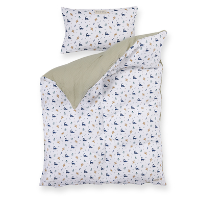 Little Dino sängkläder i muslin