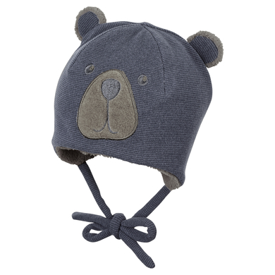 Sterntaler Gorra Oso azul melange