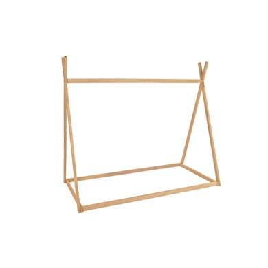 Kindsgard Bedframe Tipitent skjuly 70 x 140 cm natuur