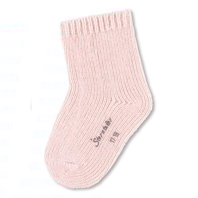 Sterntaler Strumpor Uni Wool rosa