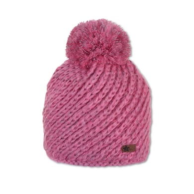 Image of Sterntaler Cappello a maglia con pon pon, magenta059