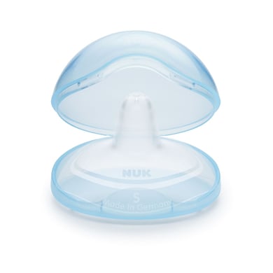 Image of NUK Mascherine per il seno in silicone in confezione da 2 pezzi taglia S con scatola protettiva059