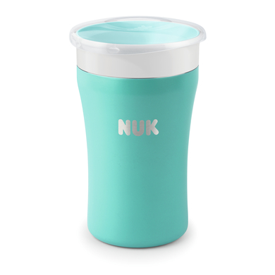 NUK Dryckesmugg Magic Kopp rostfritt stål turkos med termofunktion