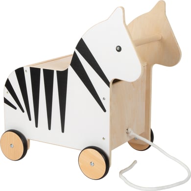 Image of small foot® Scatola porta giocattoli con ruote zebra "Wildlife"059