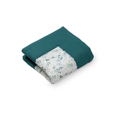 Image of ULLENBOOM Coperta per gattonare 100x100 cm Eucalipto- Petrol059