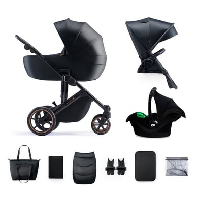 Kinderkraft Barnvagn Prime2 3in1 Mink Pro Venezian Black