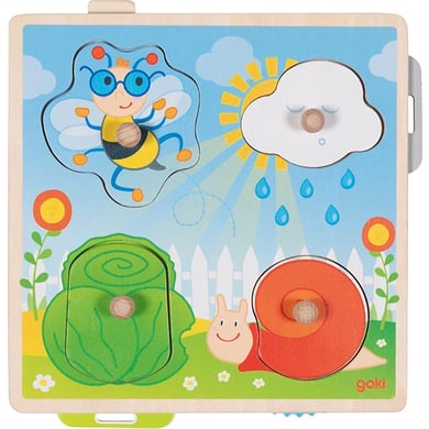 Image of goki Puzzle immagine di sfondo In giardino059