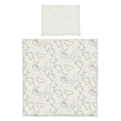 Image of Dr. Sonne Biancheria da letto reversibile The Four taupe 80 x 80 cm059