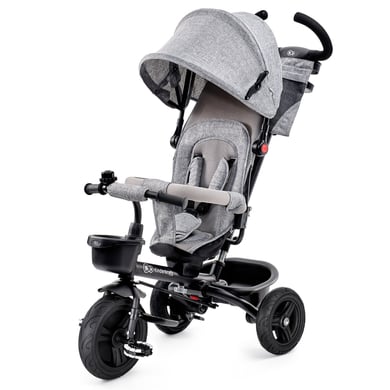 Kinderkraft 6 in 1 Aveo driewieler, lichtgrijs