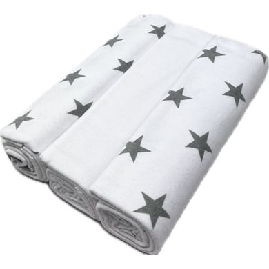 Hütte & Co. Hut mousseline doeken 10 pak grijs