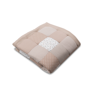 ULLENBOOM Krypfilt Sand blomma 140 x 140 cm