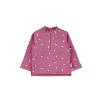Sterntaler Zwemshirt lange mouw bloemen paars