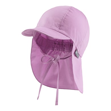 Sterntaler Peaked cap met nekbescherming bloesemroze