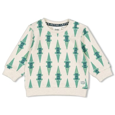 Feetje Sweatshirt Later Gator Off white melange