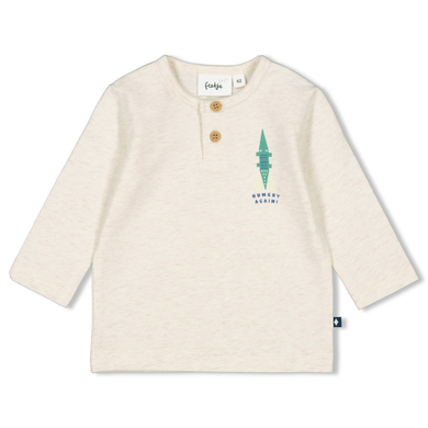 Feetje Camisa de manga larga Later Gator Off white melange