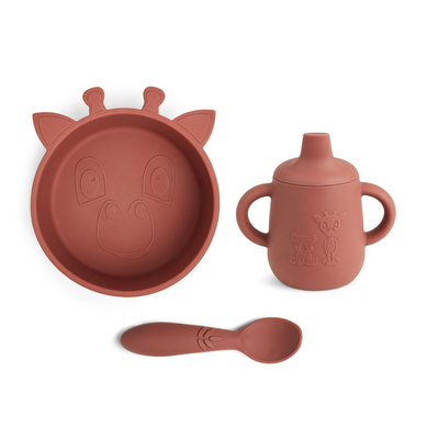 nuuroo Bordsservis Elias Giraff set om 3 Mahogny
