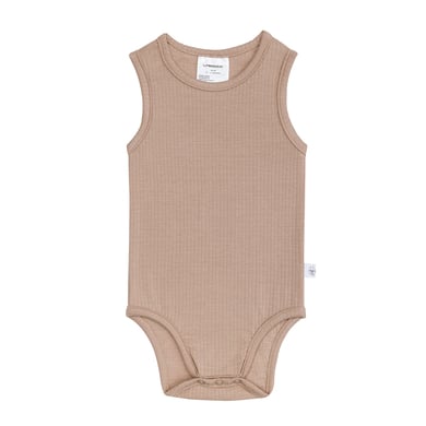LÄSSIG Baby body ärmlös brun