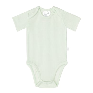 LÄSSIG Babybody kortärmad ribbad mint