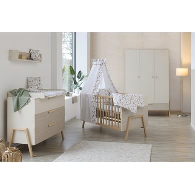 Image of Schardt Cameretta con armadio a 3 ante Happy Carat beige/Connery naturale059
