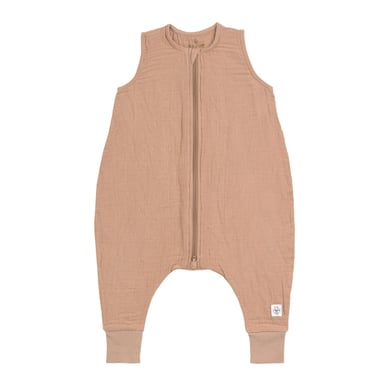 LÄSSIG Mono de dormir infantil de muselina marrón