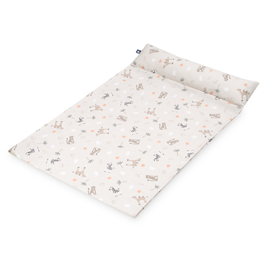 JULIUS ZÖLLNER Jerseyskydd Loop Comfy för skötbäddar Softy Savannah beige 85 x 75 cm
