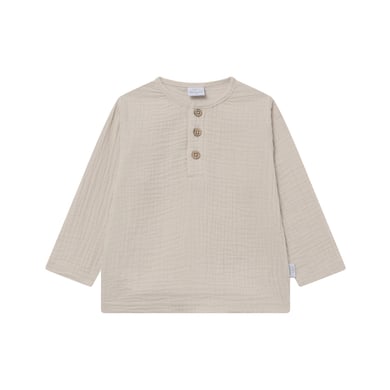 kindsgard Långärmad skjorta i muslin solmig beige