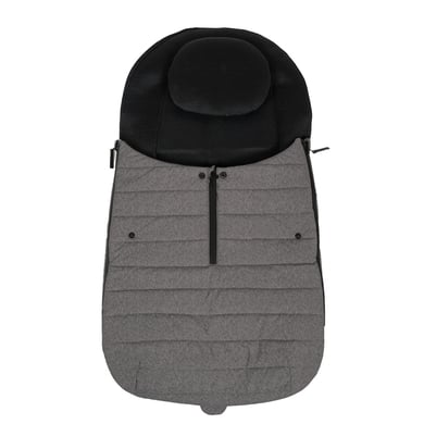 Altabebe Saco cubrepiés para silla de paseo con reposacabezas gris oscuro